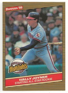 1986 Donruss Highlights Baseball Wally Joyner - California Angels #23