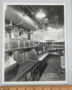 Vintage 1940 Pullman Train Kitchen Car Mfg. Company Original Photograph - Picture 1 of 2