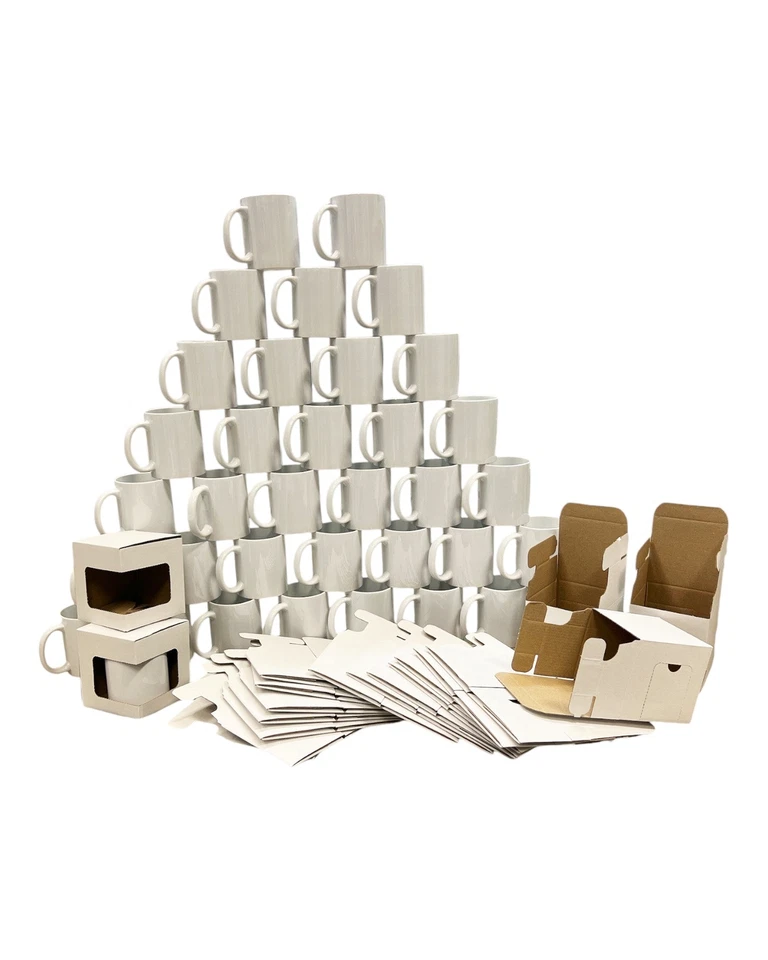 MARKENLOS 36 Stk. Super White" Orca Coatings" inklusive 36 Stk. Schmuckkartons