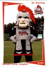 2011 Nashua Silver Knights Grandstand #29 Mascot Sir Sterling - NM Baseball Card