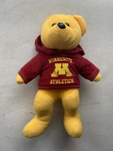 RARE MINNESOTA GOPHERS TEDDY BEAR FOREVER COLLECTIBLES PLUSH STUFFED ANIMAL - Picture 1 of 4