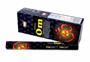 Palos de incienso Darshan OM/AUM fragancia natural AGARBATTI 6 paquete de 20 palos - Imagen 1 de 5