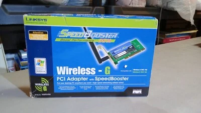 Linksys WMP54GS 2.4GHz Wireless-G PCI Adapter with SpeedBooster - Image 1 of 4