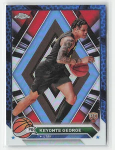 Keyonte George 2023-24 Topps Cromo #153 Azul Baloncesto Refractores Novato - Imagen 1 de 2