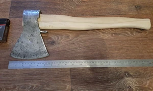 WW 2 Vintage Axe USSR ZIK ЗИК 1943 Stalin Era handicraft Blacksmith made 21.2"in - Picture 1 of 16