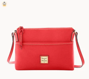 Dooney & Bourke Saffiano Ginger Crossbody - Tomato - Picture 1 of 4