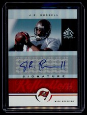 2005 Upper Deck Reflections Signature Red J.R. Russell Rookie Auto Tampa Bay