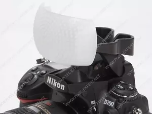 DIFFUSORE X FLASH 3 COLORI FOTOCAMERA PER NIKON D5100 D5200 D5300 D7100 - Foto 1 di 1
