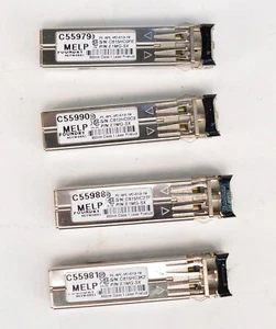 Lot of (4) Foundry Networks Brocade E1MG-SX GBIC Transceiver SFP Gigabit 850nm - Picture 1 of 3