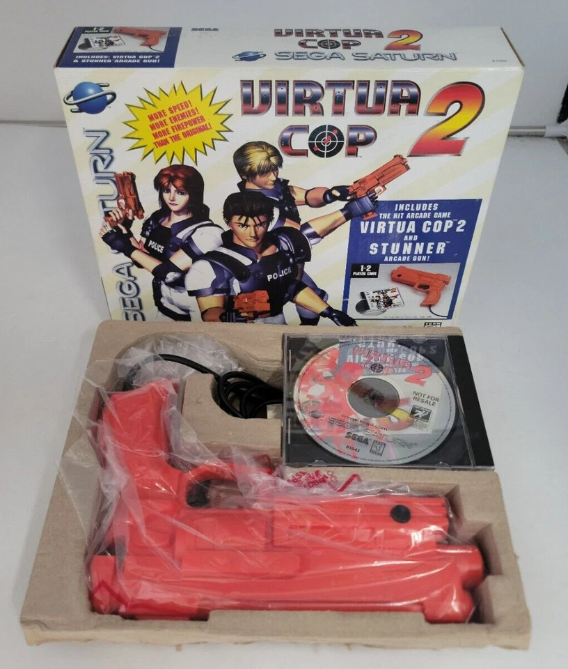 Sega Saturn Virtua Cop 2 Gun Bundle - EXCELLENT SHAPE - Image 1 of 4