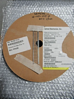 Molex Heilind Tin 24-30 Reel Crimp Terminals 16-02-1112 *Qty of 1700* - Image 1 of 4