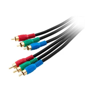 Quality 10m 3RCA RGB Component Video Cable Lead RGB YUV YPbPr Red Green Blue - Picture 1 of 1