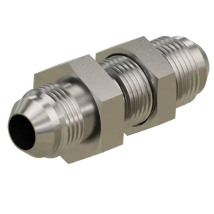 Tompkins | JIC Bulkhead Union with Locknut, 2-Pack | SKU: 2700-LN-08-08 - Picture 1 of 1