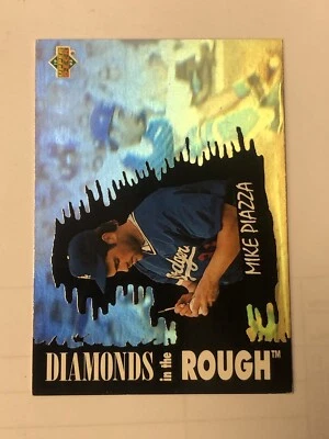 1993 Upper Deck Diamond Gallery /123600 Mike Piazza #34 HOF - Image 1 of 2