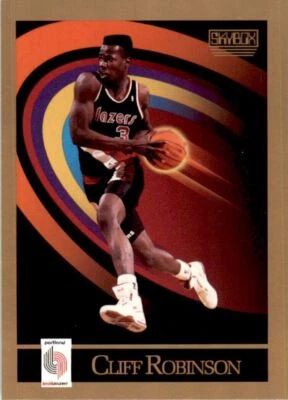 1990-91 SkyBox. Cliff Robinson Rookie . Portland Trail Blazers #239 - Image 1 of 2
