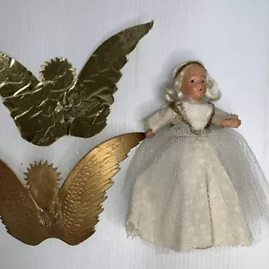 Vintage angel tree topper*flaws* - Picture 1 of 10