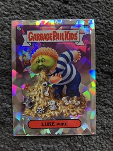 Garbage Pail Kids Topps Original Series 5 Sticker Luke Puke 170b Silver Refracto - Bild 1 von 2