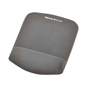 Fellowes Plushtouch Graphite Mouse Pad/Wrist Rest Breathable Non Skid Base - Picture 1 of 1