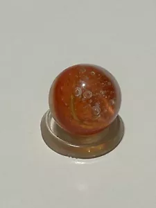 "Peltier Glass Súper Transparente Puesta de Sol Rainbo Vintage Mármol .59"" Burbujeante Cruzado" - Imagen 1 de 6