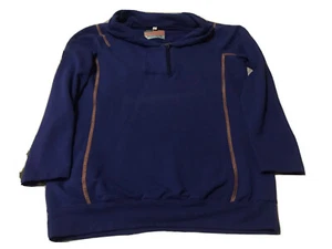 Wears Woody Bambusmischung Pullover Sweater Navy Blau Damen Large *lesen Hergestellt in den USA - Bild 1 von 4