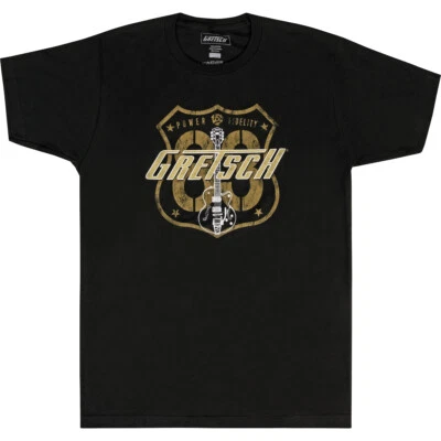 Gretsch Guitars Route 83 T-Shirt, Black, Medium - Image 1 of 2