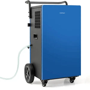 215 Pints Commercial Dehumidifier w/ 24H Timer Portable Handle Drain Hose - Picture 1 of 9