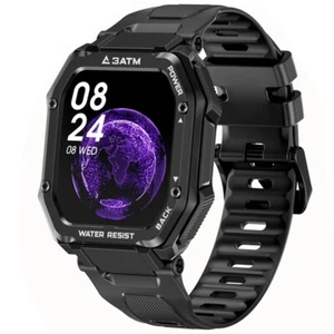Smartwatch 3ATM Wasserdicht Militär Robust Fitness Tracker Sport Herzfrequenz - Bild 1 von 25