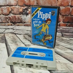 Pippi Langstrumpf geht an Bord Astrid Lindgren Philips MC Kassette Hörspiel - Bild 1 von 2