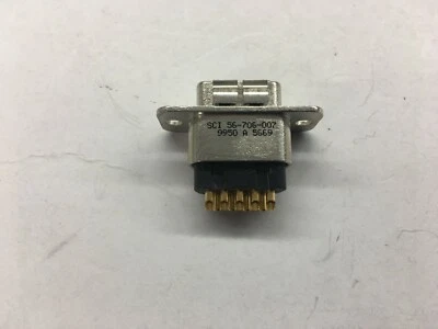 56-706-007, SPECTRUM CONTROL, EMI Filtered D-Sub Connector 9 POS - Image 1 of 4