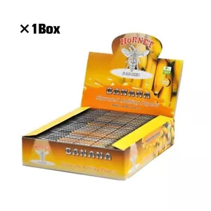 Hornet King Size Zigarettenpapier mit Bananenfruchtgeschmack 25 Packungen/Box - Bild 1 von 1