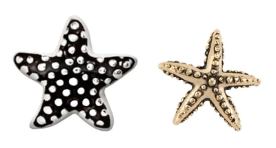 Origami Owl SILVER OR GOLD TONE STARFISH SEA STAR Floating BEACH & OCEAN Charm - Image 1 of 2