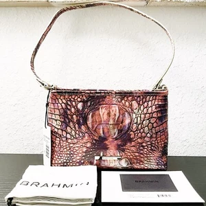 Brahmin SUPERNOVA MELBOURNE Leather LORELEI W/Full Leather EYE MEDALLION NWT - Picture 1 of 8