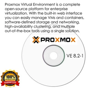 Proxmox Virtual Environment VE 8.2-1 DVD - Enterprise Virtualization Platform - Picture 1 of 1