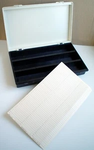 BRUMBERGER BOX FOR 150 SLIDES OR COINS **** BOÎTE BRUMBERGER POUR DIAPOSITIVES - Picture 1 of 5