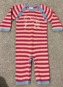 Hatley Sweater One Piece Outfit Size 6-12 Months Horse Sweater - Picture 1 of 6