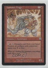 1999 Magic: The Gathering - Mercadian Masques Hammer Mage #193 00eu