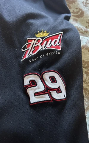 NASCAR Kevin Harvick #29 BUD King of Beers Elastic Waist Sweats Mens XL Chase Cover