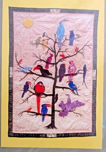 Quilt Sewing Pattern Deborah Konchinsky Exotic Birds Vtg 90s Machine Applique - Picture 1 of 1