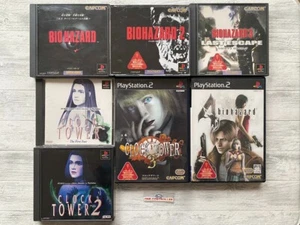 SONY PS 1 2 Bio Hazard Resident Evil 1 2 3 4 & Clock Tower The First Fear & 2 3 - Picture 1 of 18