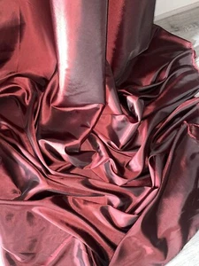 1 METER TWO TONE RUSTY PREMIUM CRISP FEEL TAFFETA BRIDAL FABRIC 58” WIDE - Picture 1 of 4