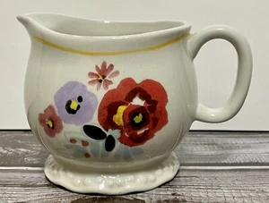 The Pioneer Woman Creamer Pitcher Flea Market - Stoneware, Floral - Picture 1 of 6