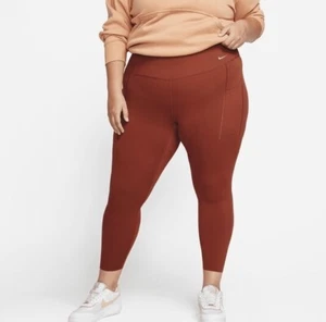 Nike Medium Support High Waisted 7/8 Legging W/Pockets Women´s 2X- DV4898-832 - Picture 1 of 7