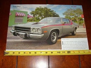1974 PLYMOUTH ROAD RUNNER ORIGINAL 2014 ARTICLE - Picture 1 of 3