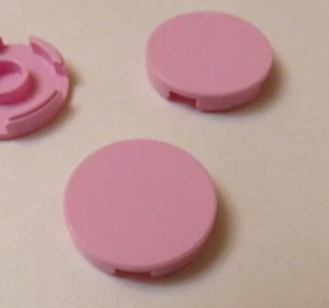 Lego x3 Light Pink 2x2 Round Tiles, 14769, 4150 (028-313) - Picture 1 of 1