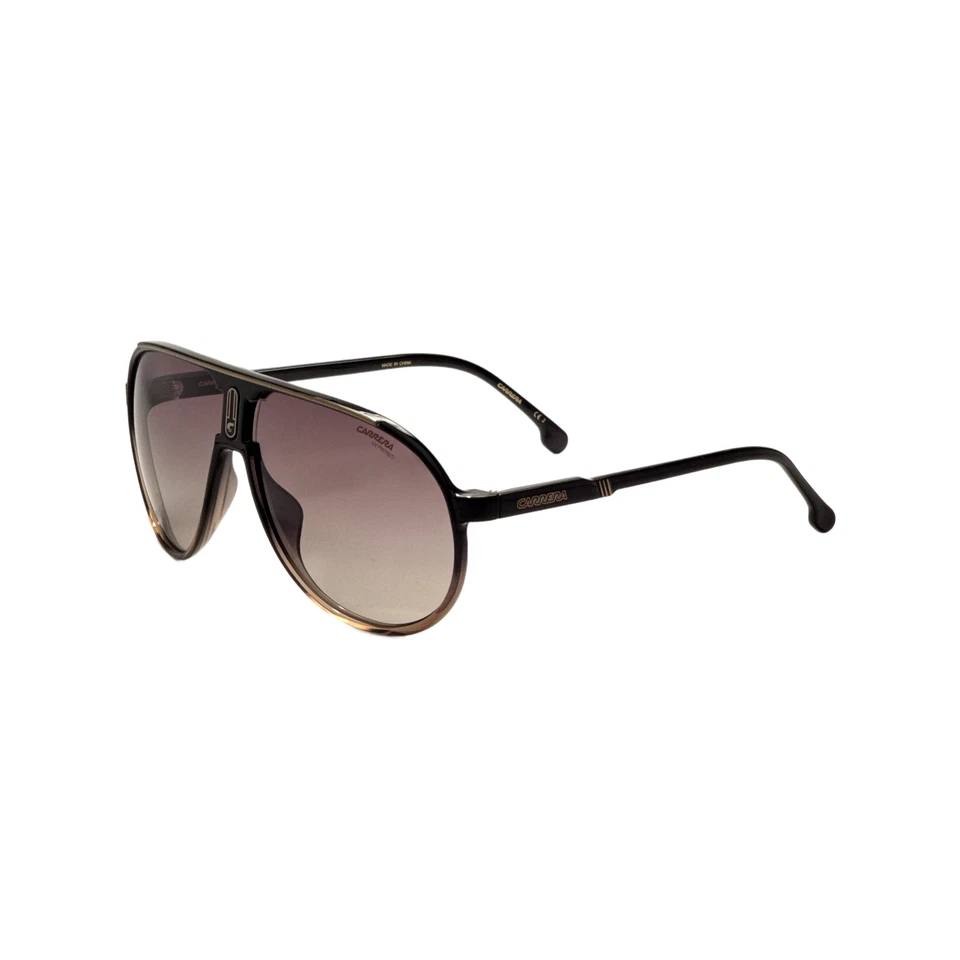 Carrera Unisex Champion 62mm Black Shaded Brown Sunglasses CHAMPION65-N-DCC-HA - Image 1 of 1