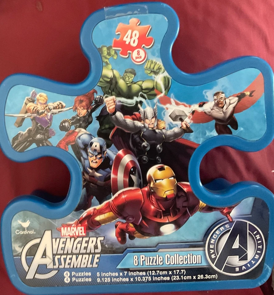 Marvel Avengers Assemble 8 Puzzle Collection 48 Pieces - Image 1 of 1