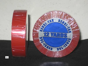 Walker Sensi-Tack Red Liner Tape  3/4 X 12  Yard Roll Tape ~ Wigs & Toupee. - Picture 1 of 1