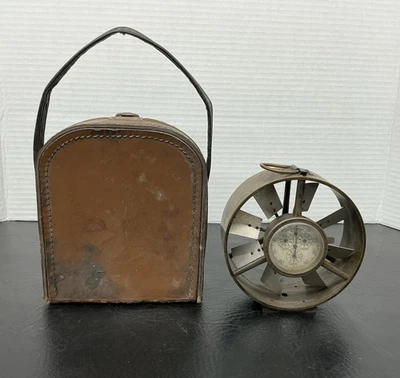 Anemómetro de instrumento Davis de colección velocidad del viento con estuche de cuero mina de carbón sin probar Foto 1 de 4