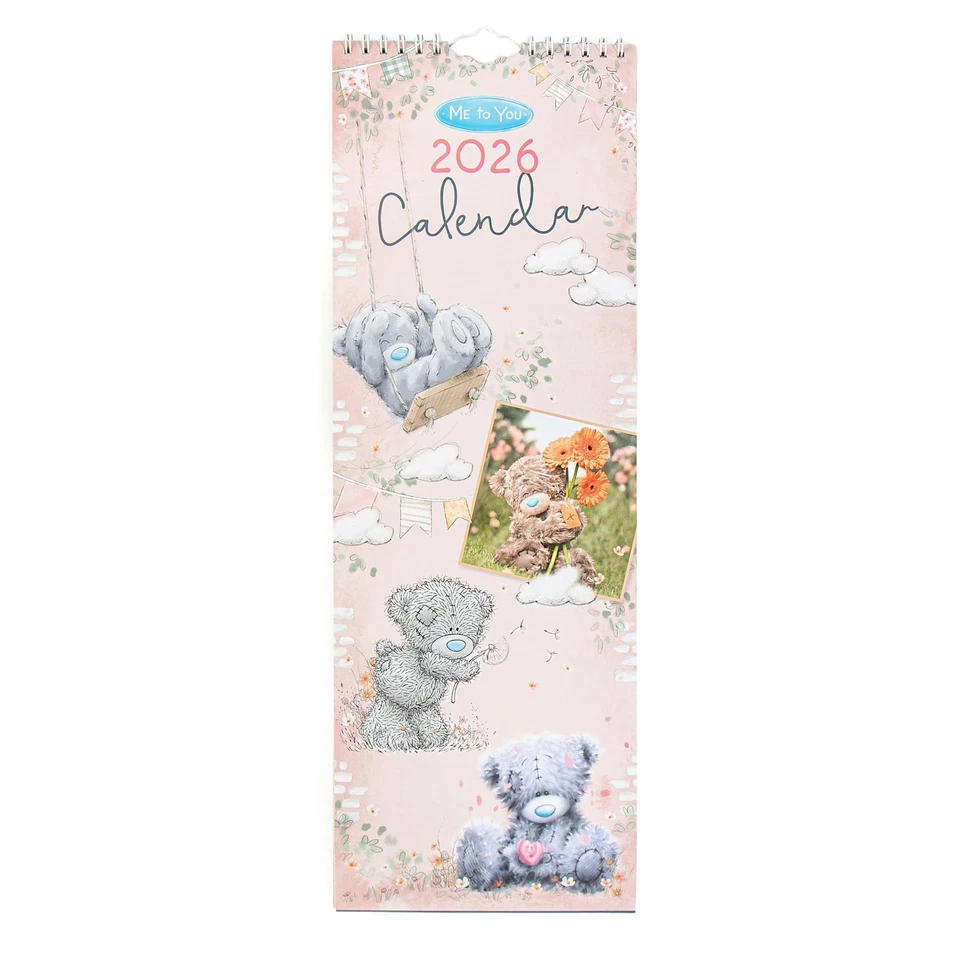 Me to You Tatty Teddy 2026 Multibrand Slim Calendar NEW