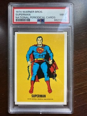 1974 PSA 9 National Periodical Wonder Bread DC Comics  SUPERMAN New Holder! - Image 1 of 3